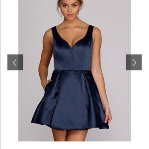 Windsor Satin Mini Dress